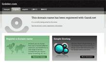 Tablet Screenshot of linkder.com